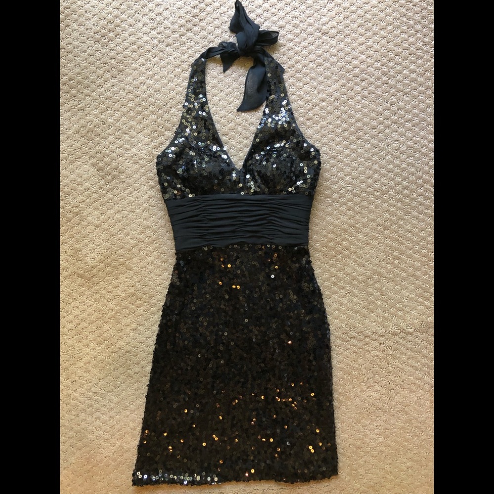 White House Black Market mini sequins dress
